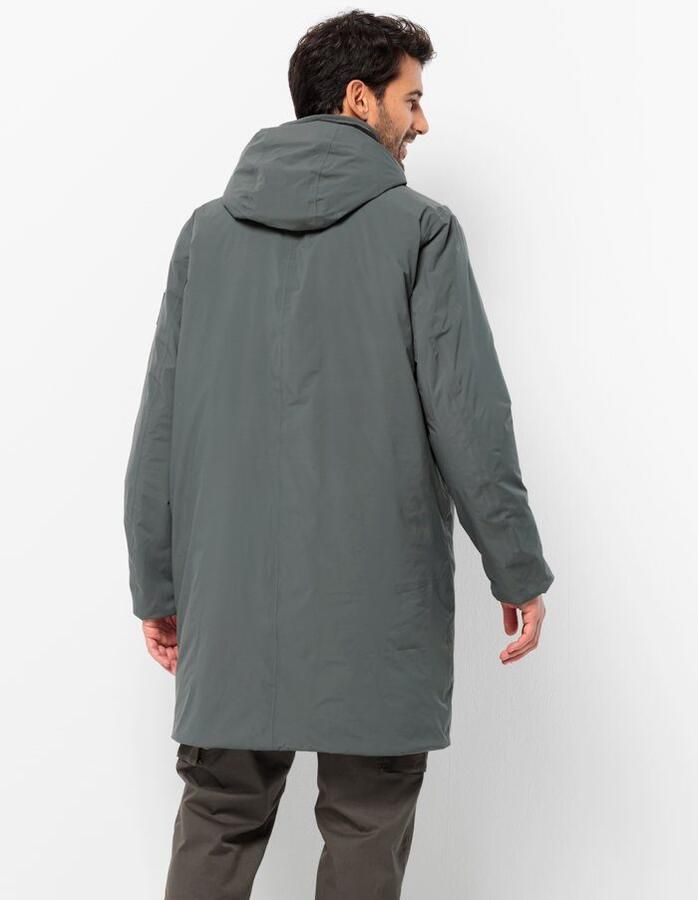 Jack Wolfskin Koenigsbau Coat Men Waterdichte winterjas Heren L slate green slate green
