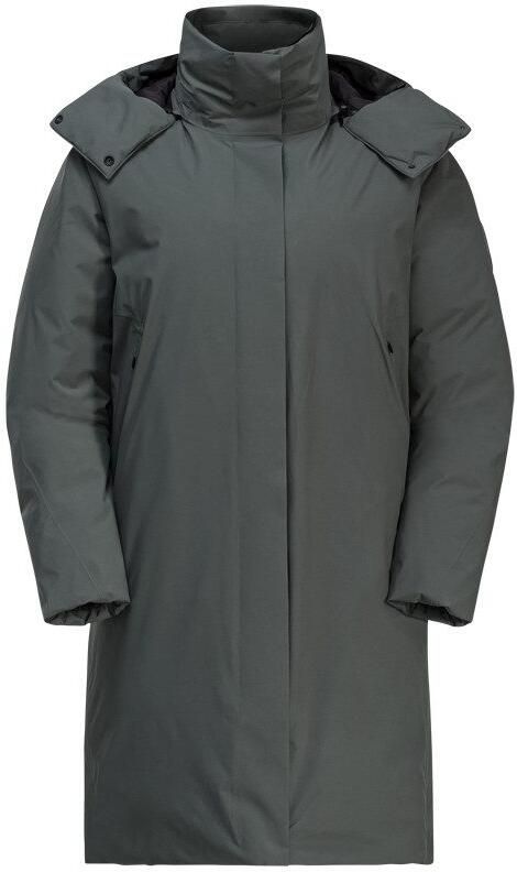 Jack Wolfskin Luisenplatz Coat Women RDS Donsjas Dames XXL slate green slate green - Foto 2
