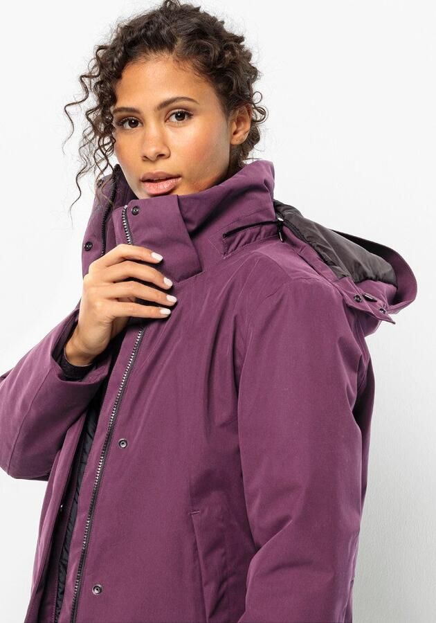 Jack Wolfskin Salier Coat Waterdichte winterjas Dames XXL berry jam berry jam - Foto 2