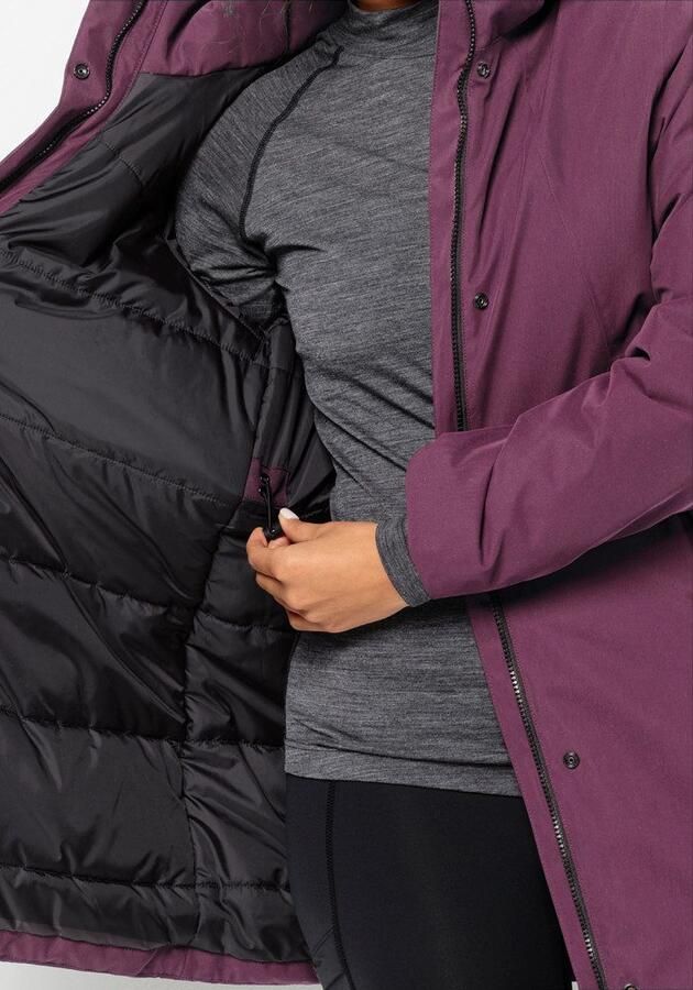 Jack Wolfskin Salier Coat Waterdichte winterjas Dames XXL berry jam berry jam - Foto 3