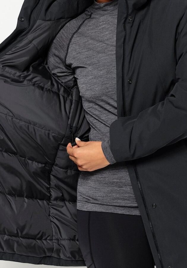 Jack Wolfskin Salier Coat Waterdichte winterjas Dames XXL phantom - Foto 3