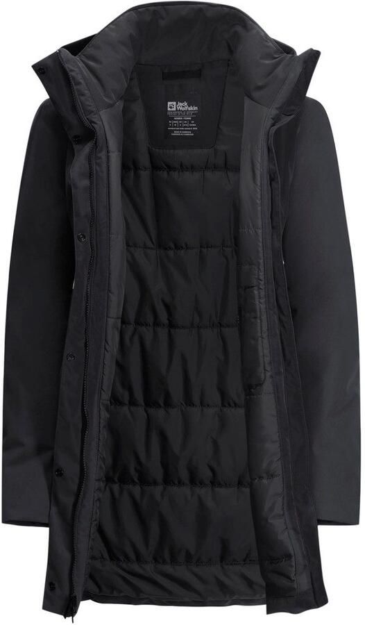 Jack Wolfskin Salier Coat Waterdichte winterjas Dames XXL phantom - Foto 6