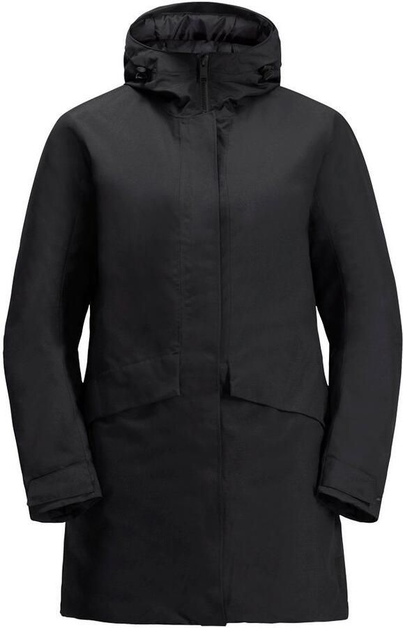 Jack Wolfskin Tempelhof Coat Women Waterdichte winterjas Dames XXL black - Foto 5