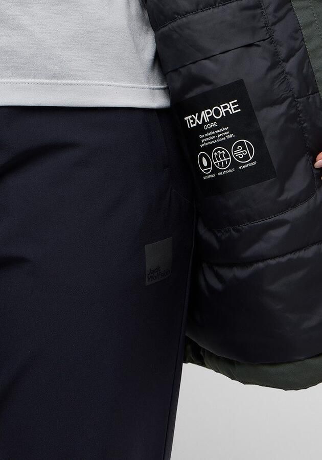 Jack Wolfskin Tempelhof Coat Women Waterdichte winterjas Dames XXL slate green slate green