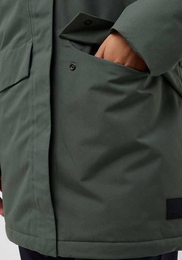 Jack Wolfskin Tempelhof Coat Women Waterdichte winterjas Dames XXL slate green slate green - Foto 7