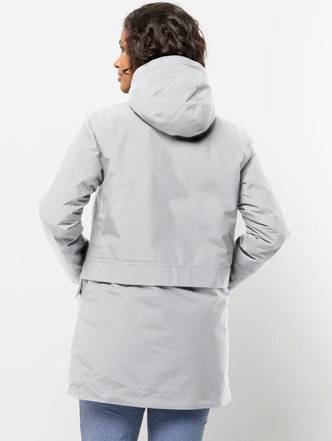 Jack Wolfskin Tempelhof Coat Women Waterdichte winterjas Dames XXL moonwalk