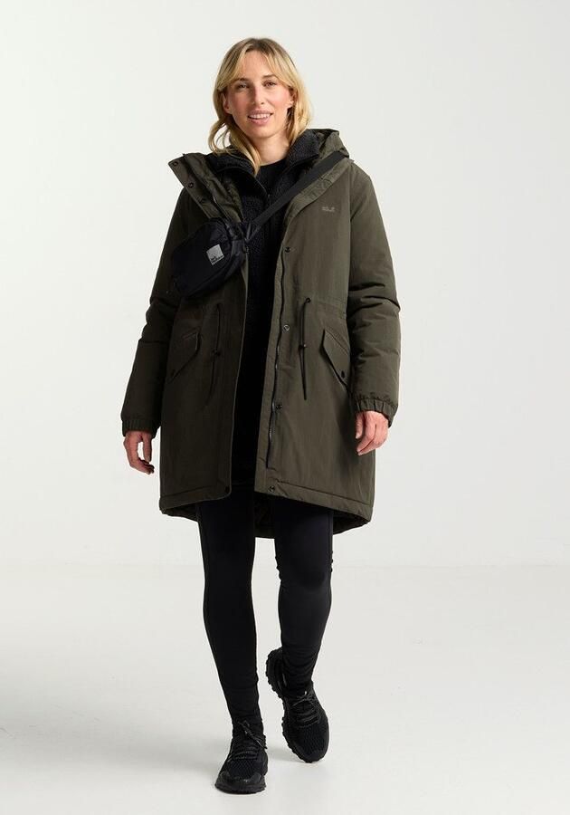 Jack Wolfskin Chilly Frost Parka Women Waterdichte parka Dames XXL obsidian moss obsidian moss - Foto 2
