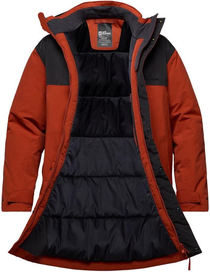 Jack Wolfskin Gletschersee Parka Men Waterdichte winterjas Heren XXL intense rust intense rust - Foto 2