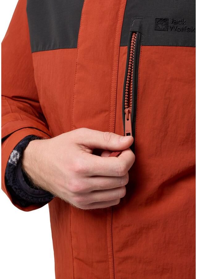 Jack Wolfskin Gletschersee Parka Men Waterdichte winterjas Heren XXL intense rust intense rust - Foto 7