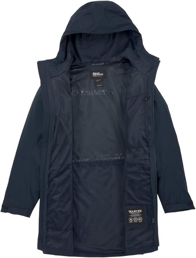Jack Wolfskin Functionele parka SOLAIA PARKA W Verwarmend winddicht overgangsjas