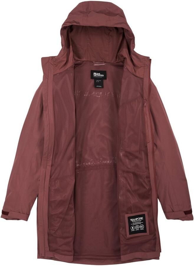 Jack Wolfskin Functionele parka SOLAIA PARKA W Verwarmend winddicht overgangsjas