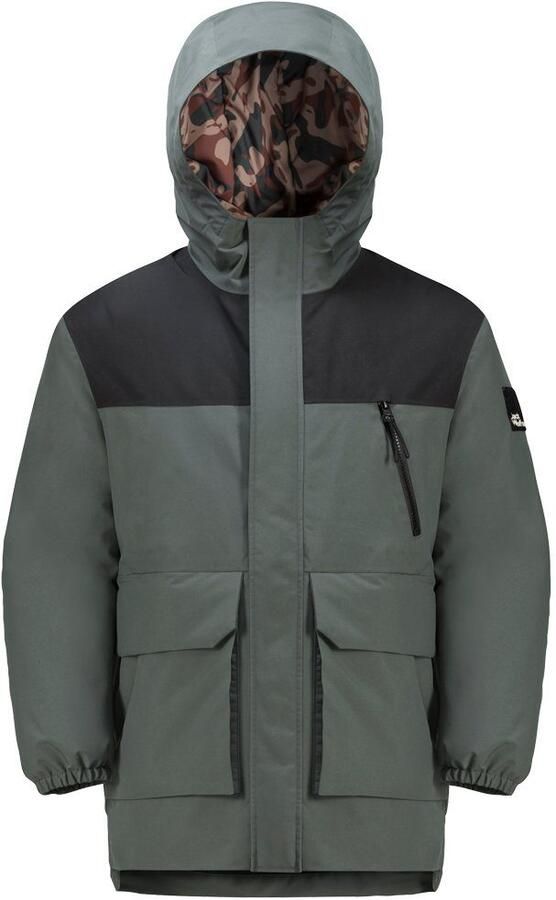 Jack Wolfskin Teen 2L Ins Parka Youth Winterjas Tieners 128 slate green slate green
