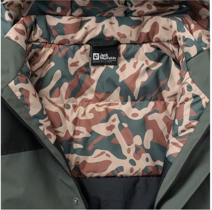 Jack Wolfskin Teen 2L Ins Parka Youth Winterjas Tieners 128 slate green slate green - Foto 2