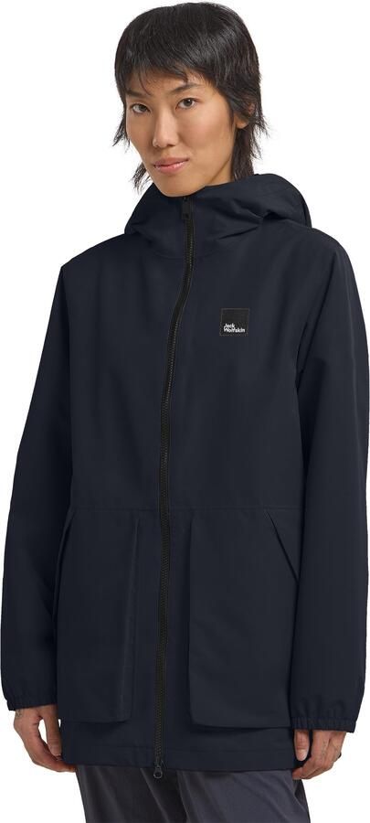 Jack Wolfskin Terraview 2L Parka Women Regenjas Dames 2XL dark navy dark navy - Foto 7