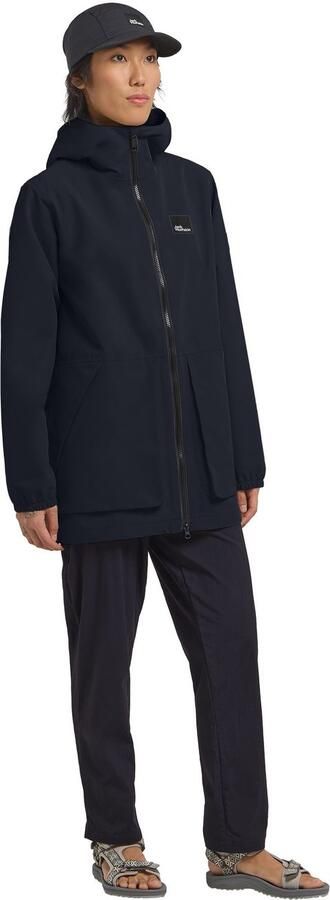 Jack Wolfskin Terraview 2L Parka Women Regenjas Dames 2XL dark navy dark navy - Foto 6