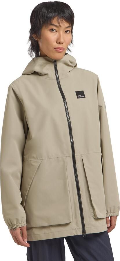 Jack Wolfskin Terraview 2L Parka Women Regenjas Dames XXL stone - Foto 7