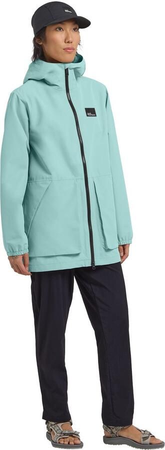 Jack Wolfskin Terraview 2L Parka Women Regenjas Dames 2XL soft jade soft jade - Foto 6