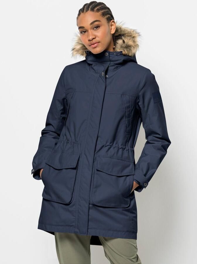 Jack Wolfskin Winterfrost Ins Parka Women Waterdichte winterjas Dames XXL blue night blue - Foto 7