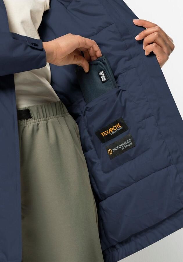 Jack Wolfskin Winterfrost Ins Parka Women Waterdichte winterjas Dames XXL blue night blue - Foto 3