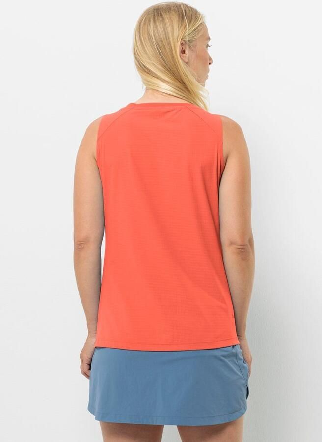 Jack Wolfskin Prelight Chill Tank Women Functioneel topje Dames XL digital orange Digital Orange