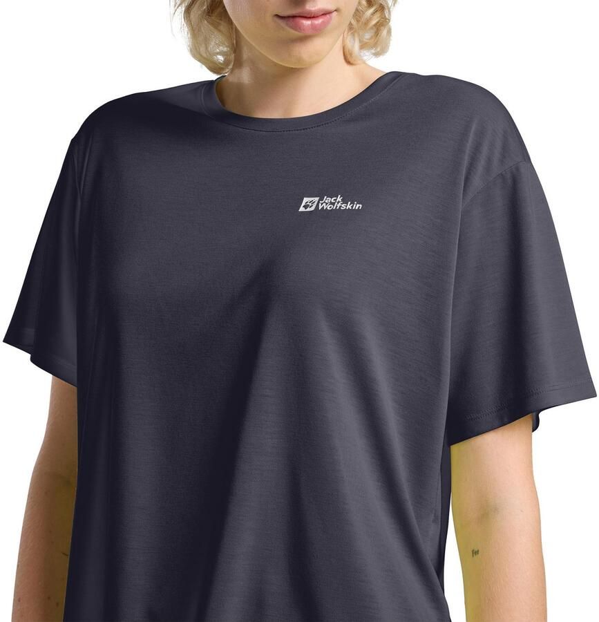 Jack Wolfskin Vonnan Crop T-Shirt Women Functioneel shirt Dames XXL graphite - Foto 2