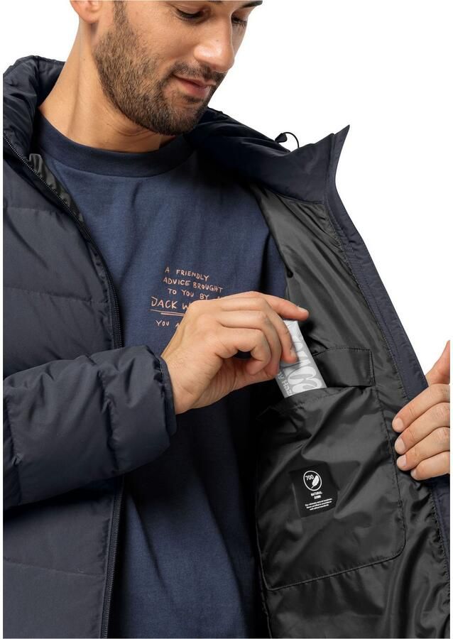 Jack Wolfskin Colonius Jacket Men RDS Donsjack Heren XXXL dark navy dark navy - Foto 5