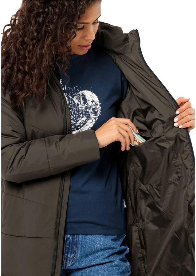 Jack Wolfskin Deutzer Coat Women Winterjas Dames XL cold coffee cold coffee