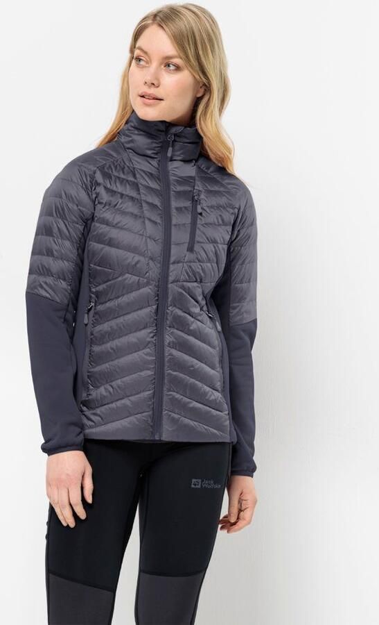 Jack Wolfskin Nebelhorn Down Hybrid Women Donsjack Dames XXL dolphin - Foto 6