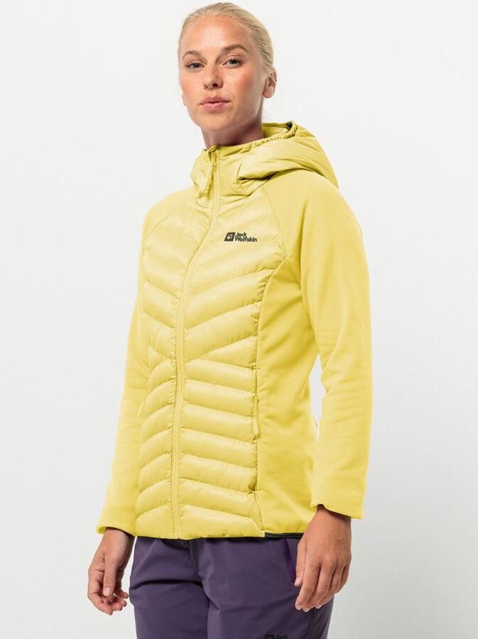 Jack Wolfskin Routeburn Pro Hybrid Women Jack voor- en najaar Dames XXL lemon ice lemon ice - Foto 8