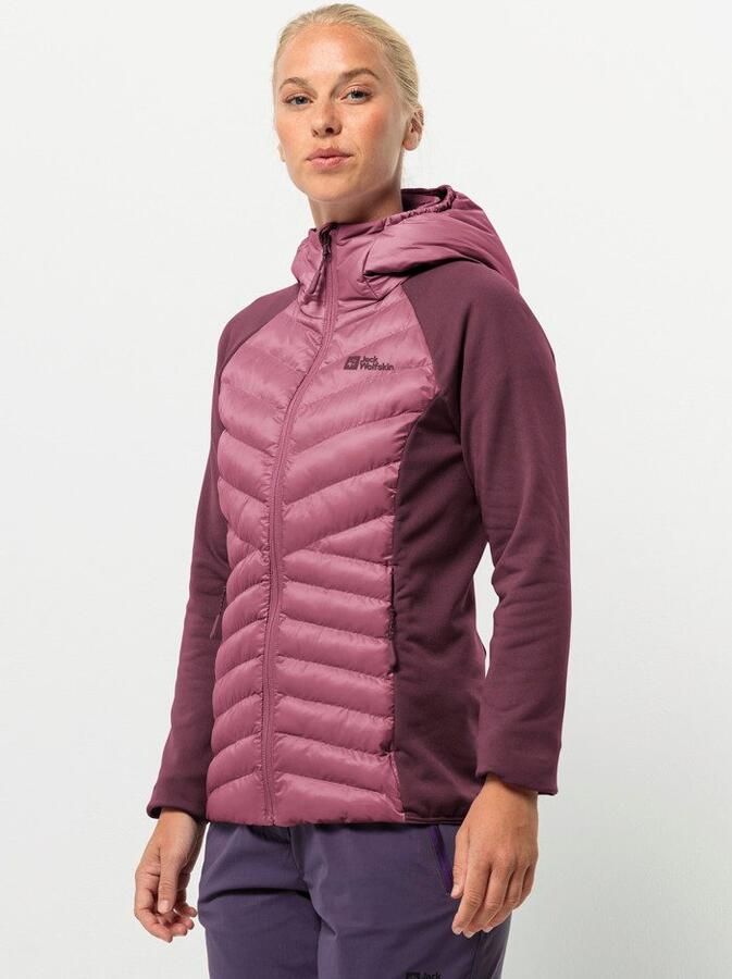 Jack Wolfskin Routeburn Pro Hybrid Women Jack voor- en najaar Dames XXL raisin - Foto 7
