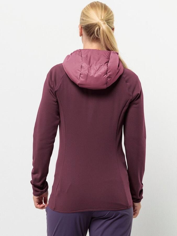 Jack Wolfskin Routeburn Pro Hybrid Women Jack voor- en najaar Dames XXL raisin - Foto 4