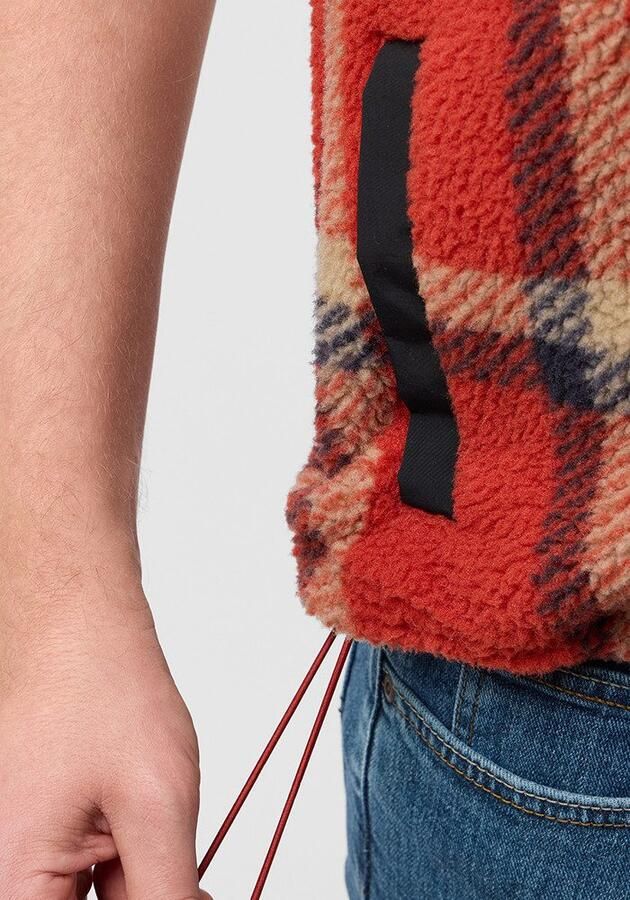 Jack Wolfskin Felslicht Check Vest Men Fleece bodywarmer Heren XXXL intense rust intense rust - Foto 3