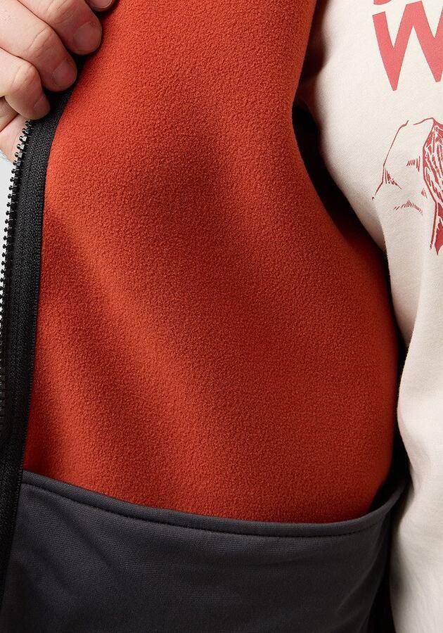 Jack Wolfskin Felslicht Check Vest Men Fleece bodywarmer Heren XXXL intense rust intense rust - Foto 4