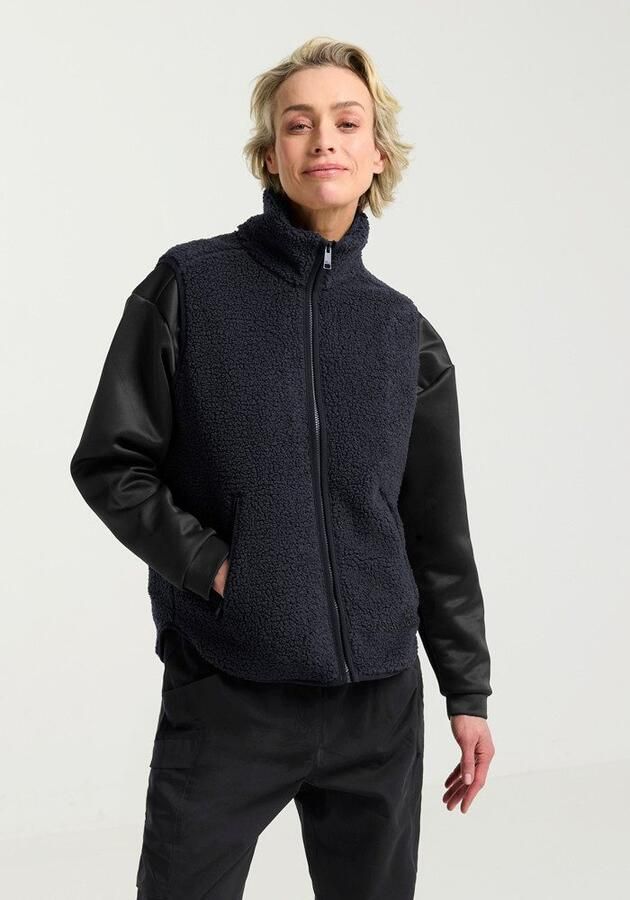 Jack Wolfskin High Curl Vest Women Fleece bodywarmer Dames XXL dark navy dark navy - Foto 8