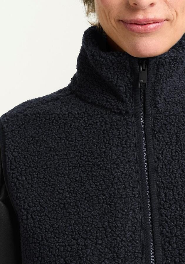 Jack Wolfskin High Curl Vest Women Fleece bodywarmer Dames XXL dark navy dark navy - Foto 4