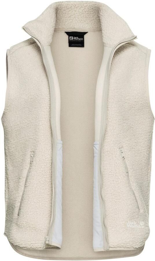 Jack Wolfskin High Curl Vest Women Fleece bodywarmer Dames XXL pale sand pale sand - Foto 6