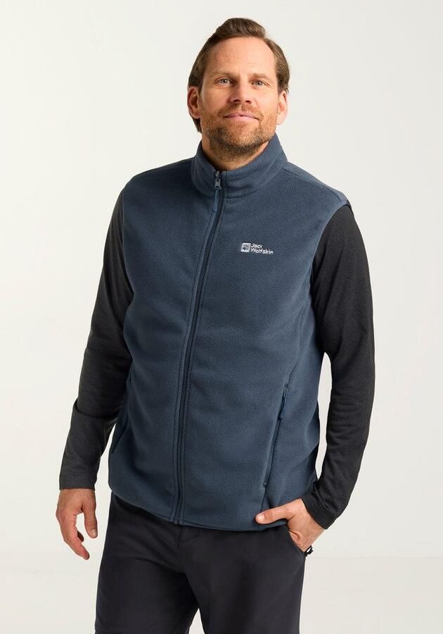 Jack Wolfskin Waldsteig FZ Vest Men Fleece bodywarmer Heren XXXL midnight sky midnight sky - Foto 8