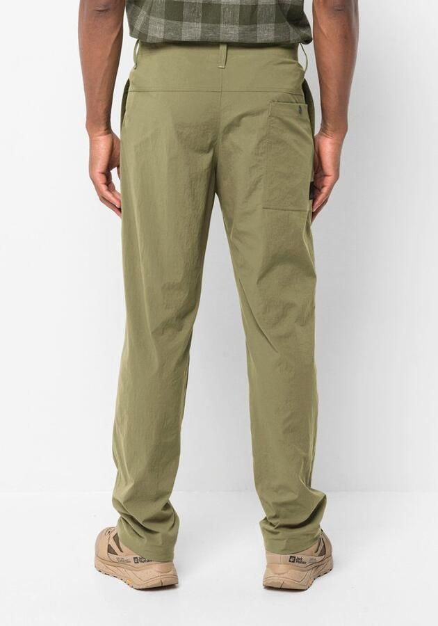 Jack Wolfskin Desert Pants Men Lange broek met zonnebescherming Heren 46 bay leaf Bay Leaf