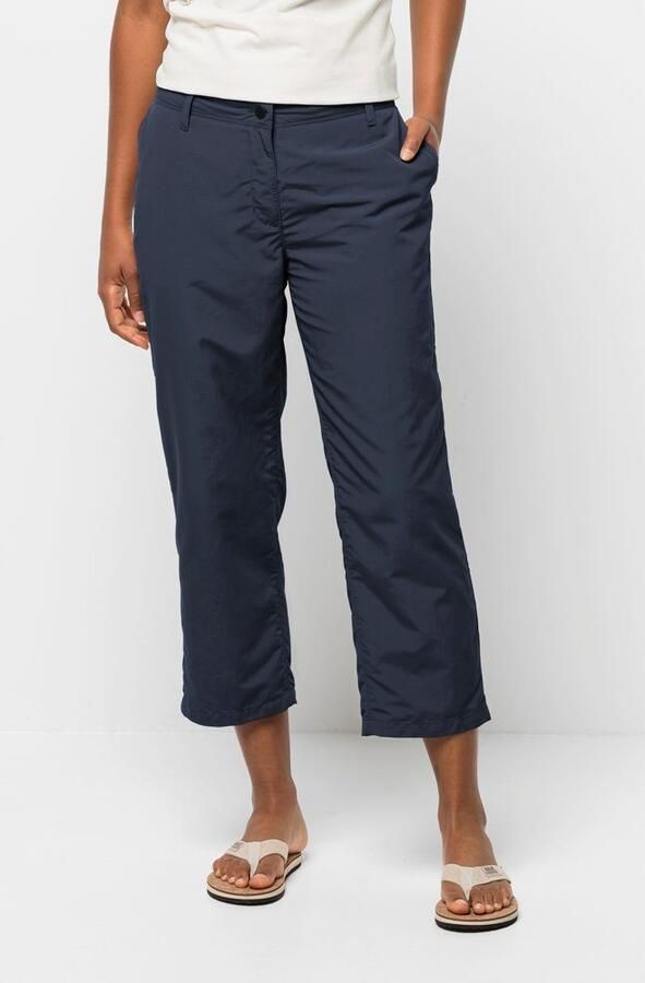 Jack Wolfskin Kalahari 7|8 Pants Women Lange broek Dames 34 blue night blue - Foto 3