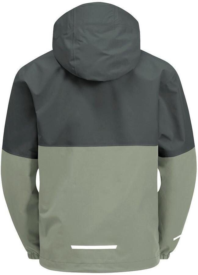 Jack Wolfskin Actamic 2L Jacket Kids Regenjack Kinderen 116 mint leaf mint leaf - Foto 2