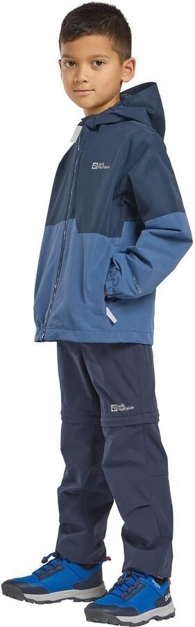 Jack Wolfskin Actamic 2L Jacket Kids Regenjack Kinderen 116 evening sky Evening Sky - Foto 7