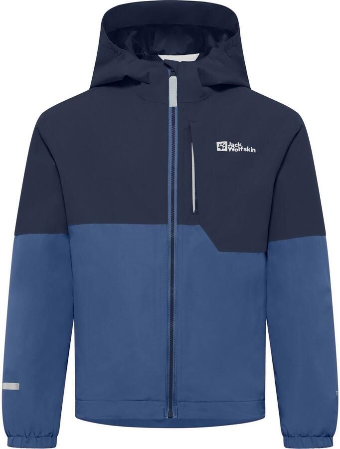 Jack Wolfskin Actamic 2L Jacket Kids Regenjack Kinderen 116 evening sky Evening Sky - Foto 3