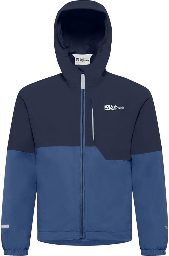 Jack Wolfskin Actamic 2L Jacket Kids Regenjack Kinderen 116 evening sky Evening Sky - Foto 4