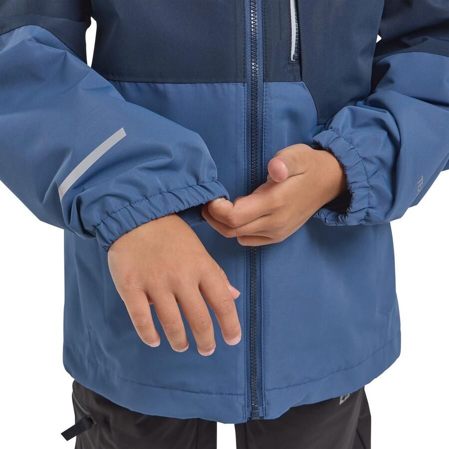 Jack Wolfskin Actamic 2L Jacket Kids Regenjack Kinderen 116 evening sky Evening Sky