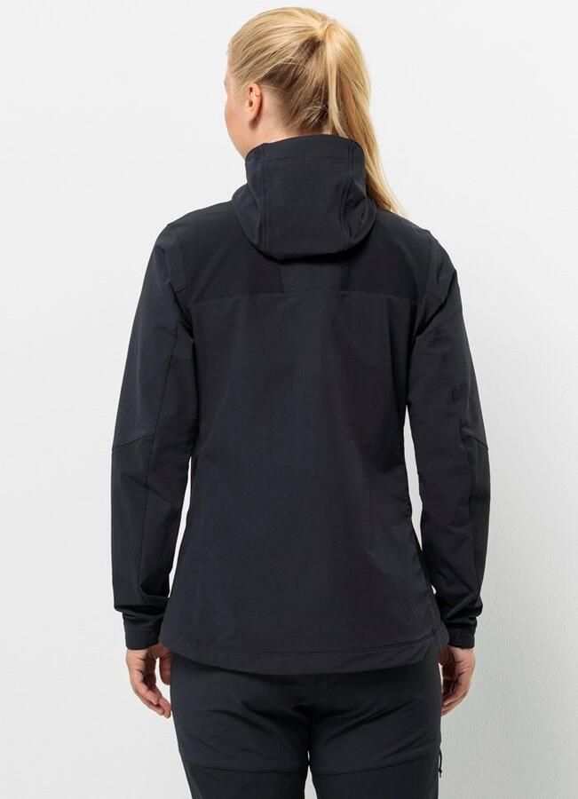 Jack Wolfskin Andur Jacket Women Softshelljack Dames XXL black - Foto 3