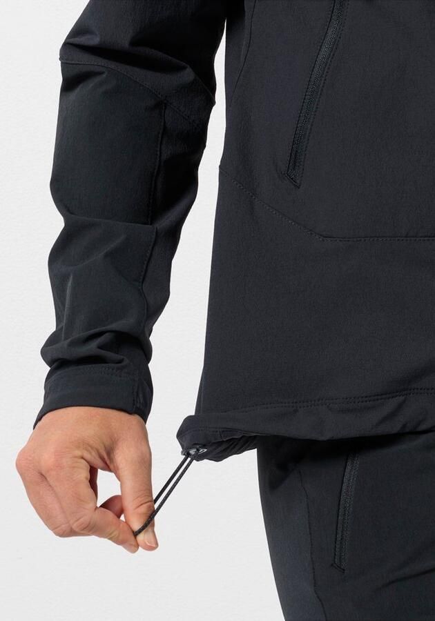 Jack Wolfskin Andur Jacket Women Softshelljack Dames XXL black - Foto 4