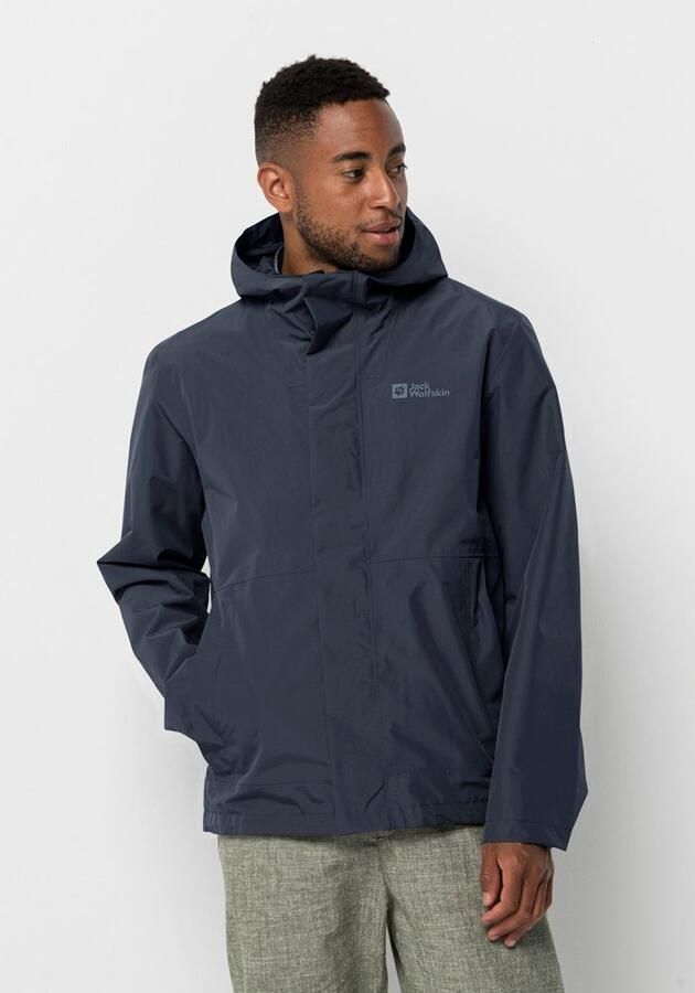 Jack Wolfskin Baydream Jacket Men Regenjack Heren XXXL night blue 1033 night blue 1033 - Foto 7