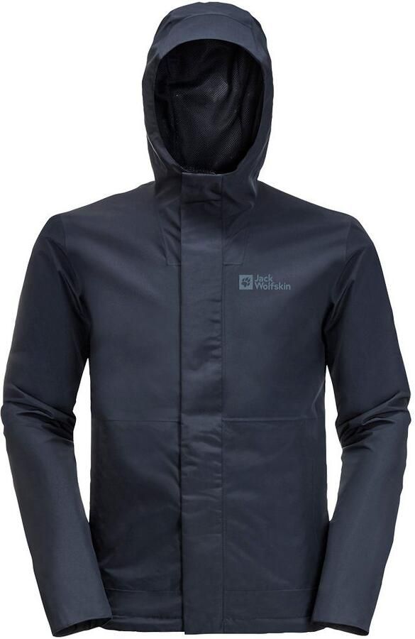 Jack Wolfskin Baydream Jacket Men Regenjack Heren XXXL night blue 1033 night blue 1033 - Foto 6