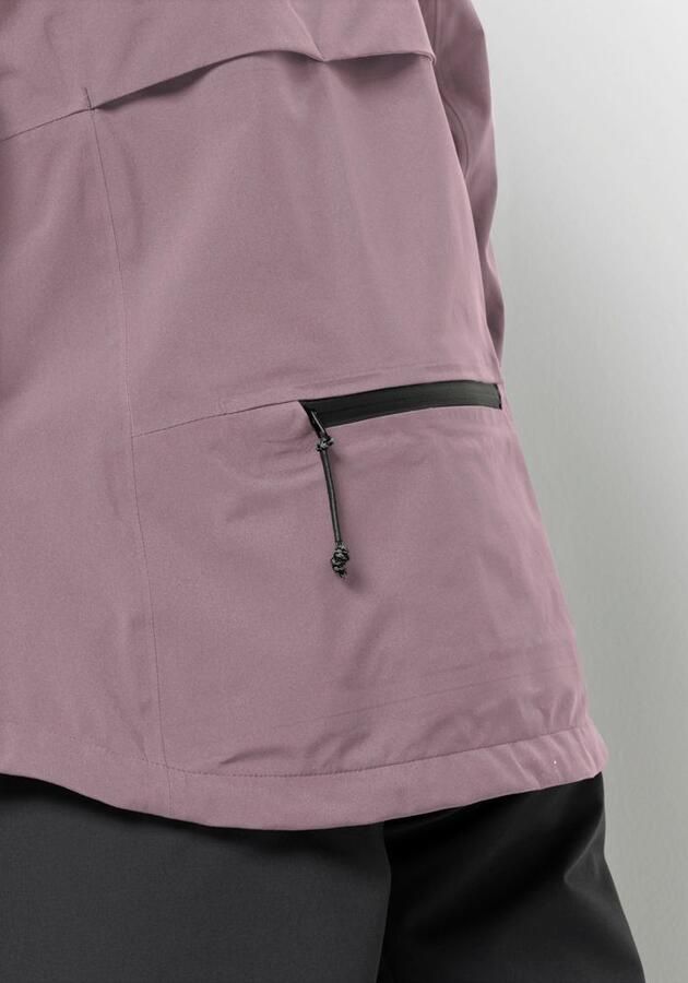 Jack Wolfskin Bike Commute Mono Jacket Women Regenjack Dames XXL quail - Foto 4