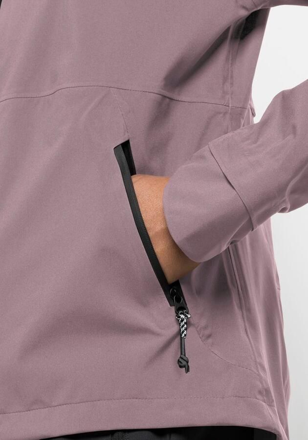 Jack Wolfskin Bike Commute Mono Jacket Women Regenjack Dames XXL quail - Foto 5